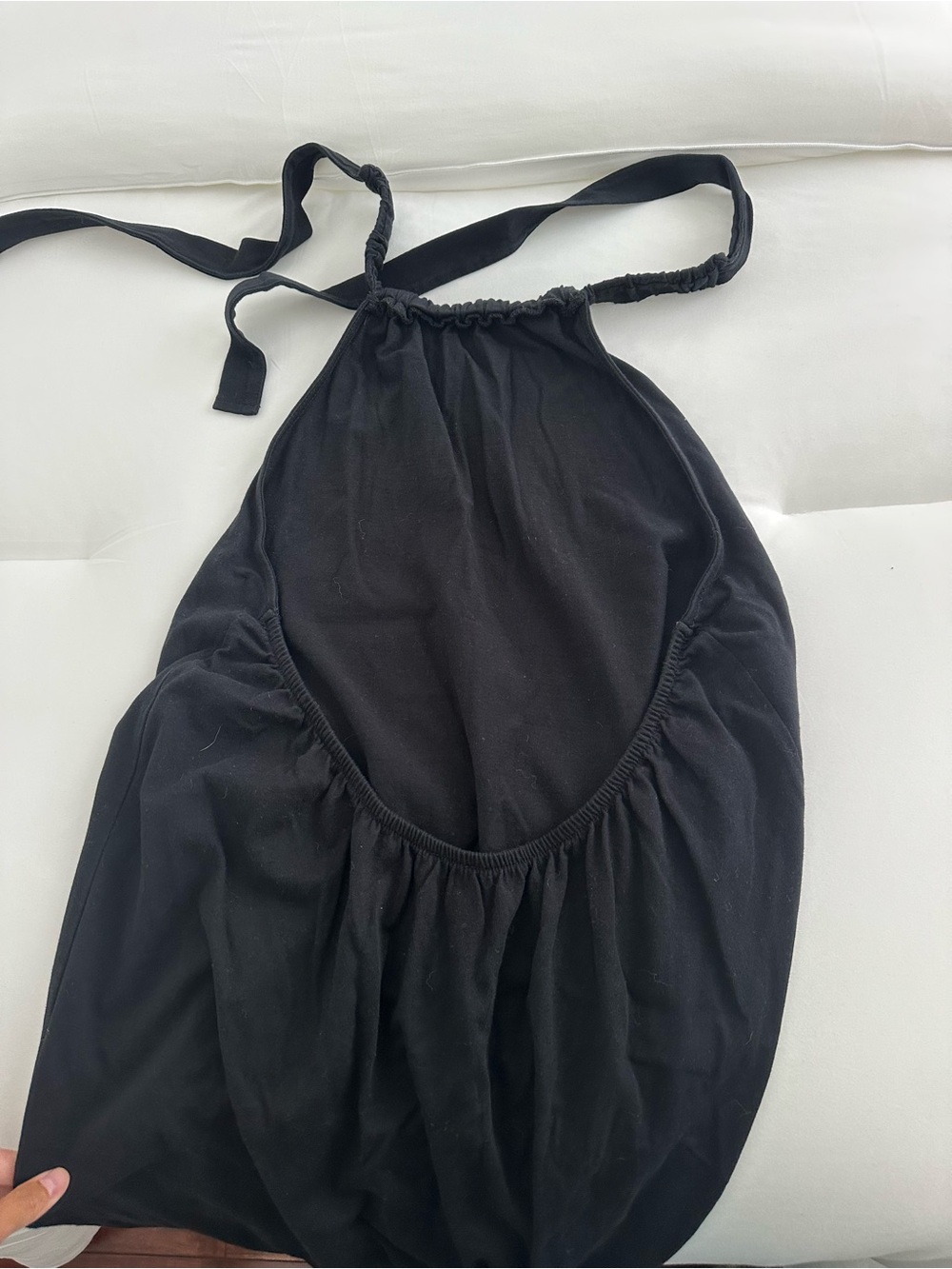 ASOS Black Halter Womens backless dress